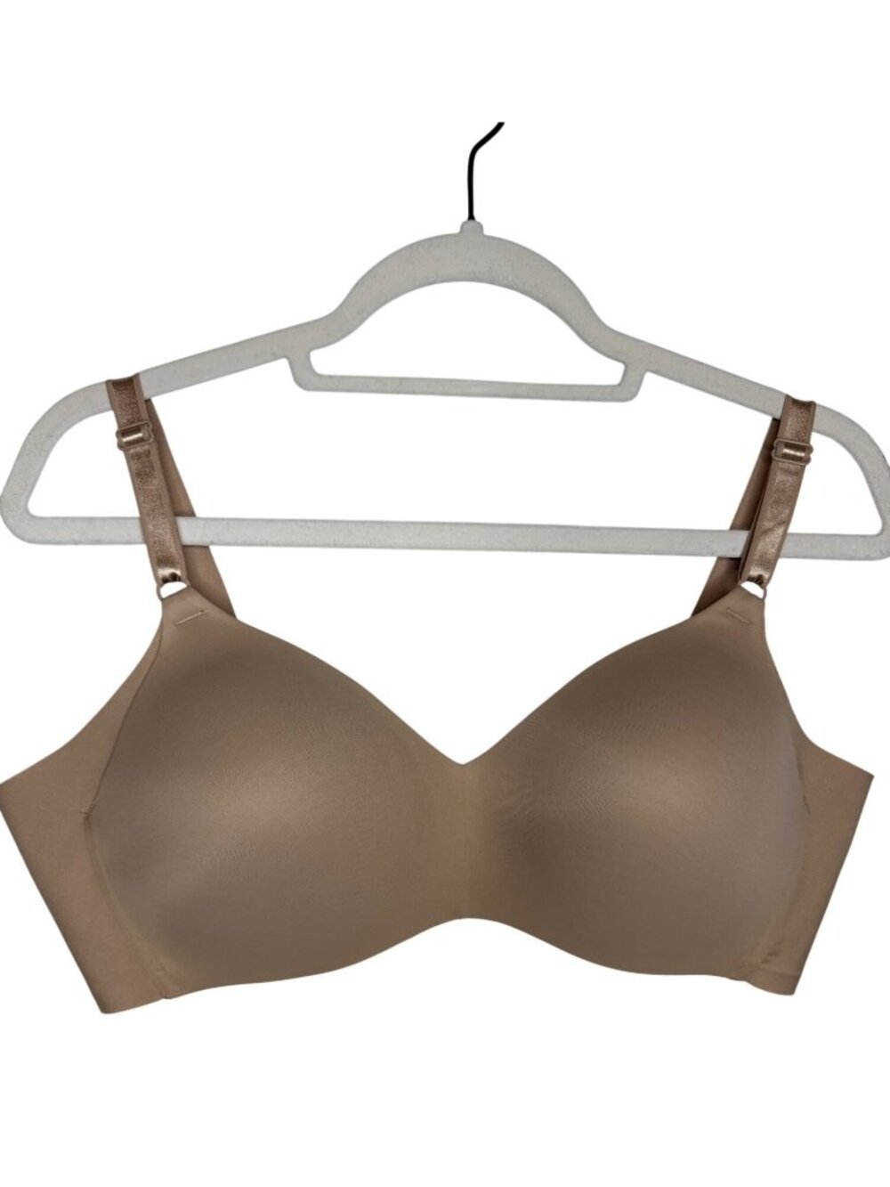 Warners Womens 40C Wirefree Bra Nude Tan Wireless Full Coverage